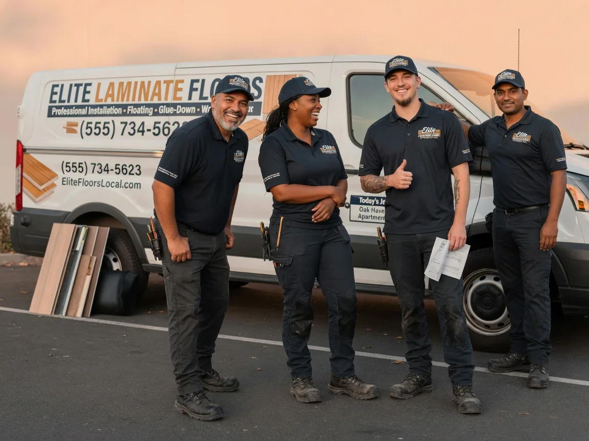 Laminate flooring installation company in Rhome, TX